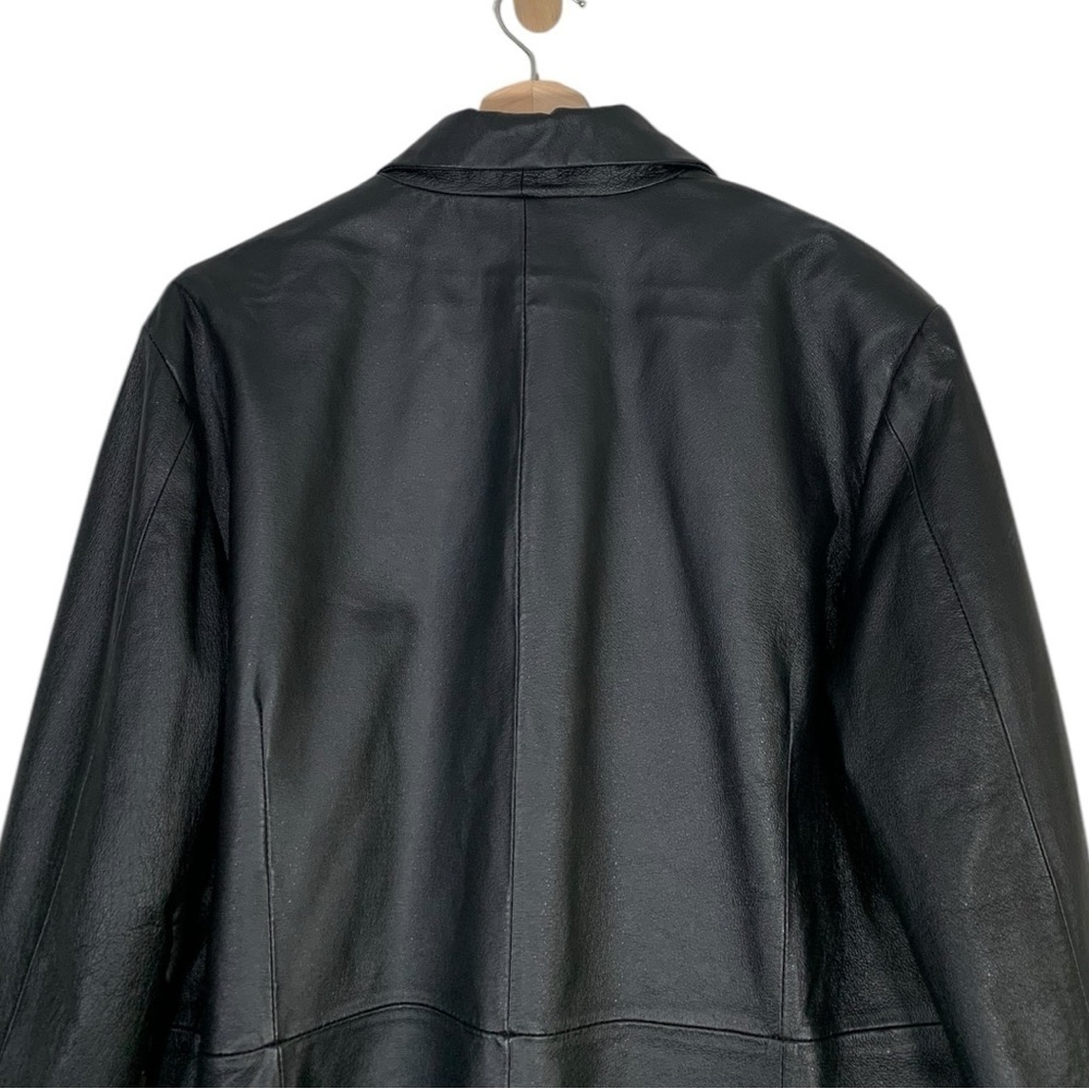 Vintage Beverly Hills Leather Club Faux Leather Coat Size 2XL - Picture 6 of 10